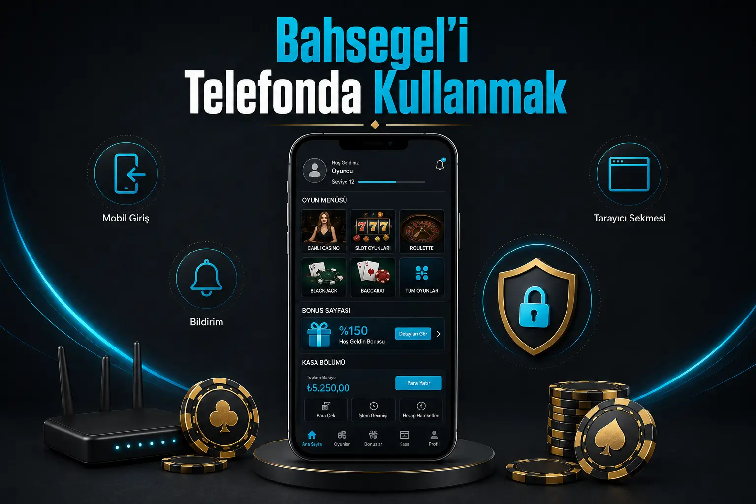 Bahsegel mobil kullanim